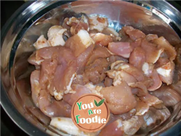 Hakka southern fried meat with milk