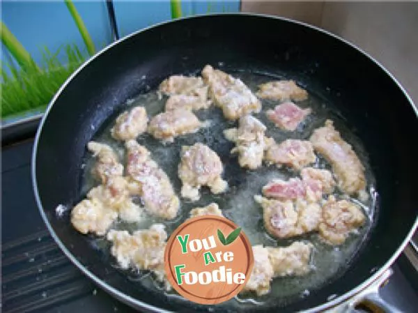 Hakka southern fried meat with milk
