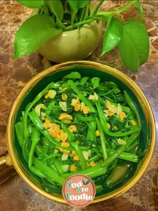 Watercress with Chaoshan bean paste