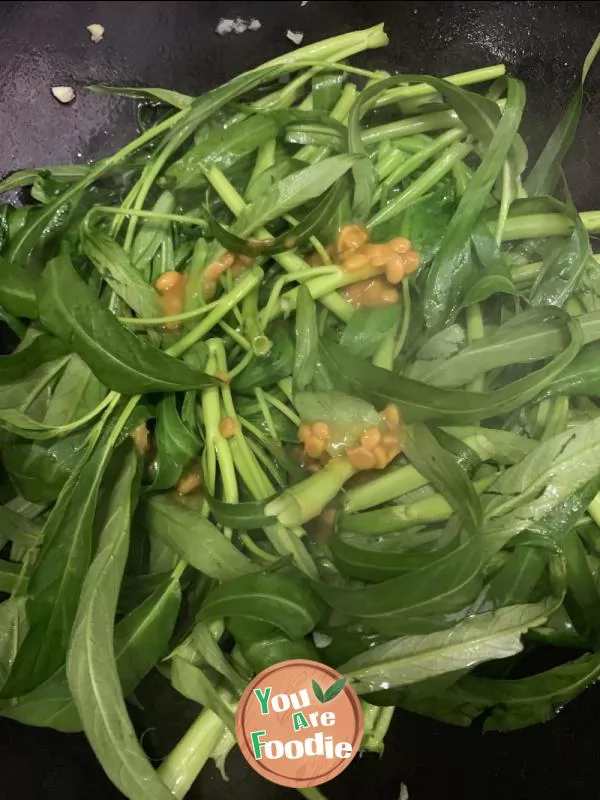 Watercress with Chaoshan bean paste