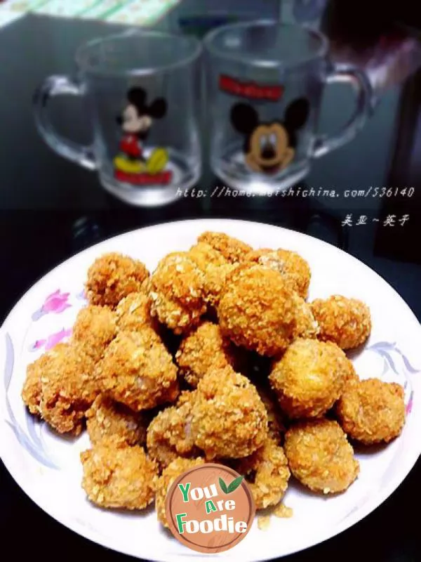 [holiday snack] crispy chicken and rice