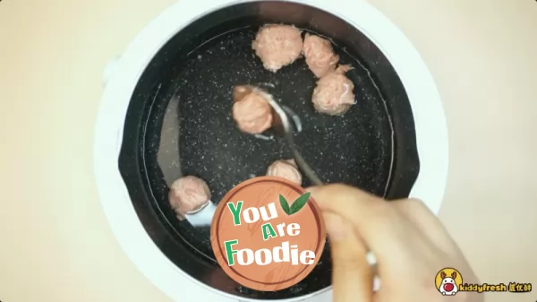 Delicious and nutritious beef and yam balls