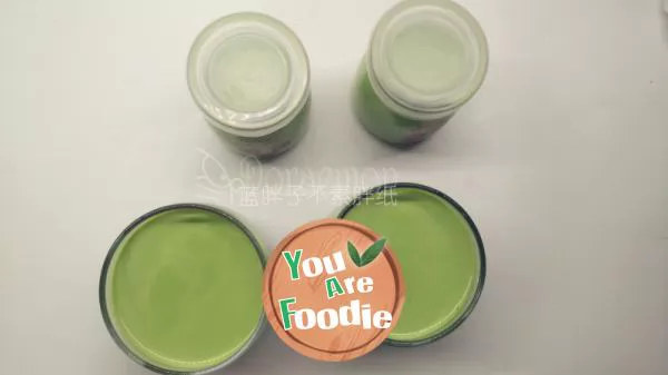 Super delicious Matcha pudding