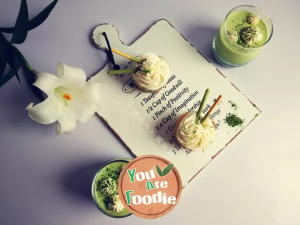 Super delicious Matcha pudding