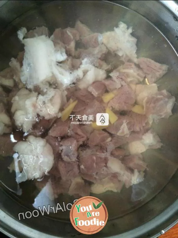 Braised Beef Brisket with three dices