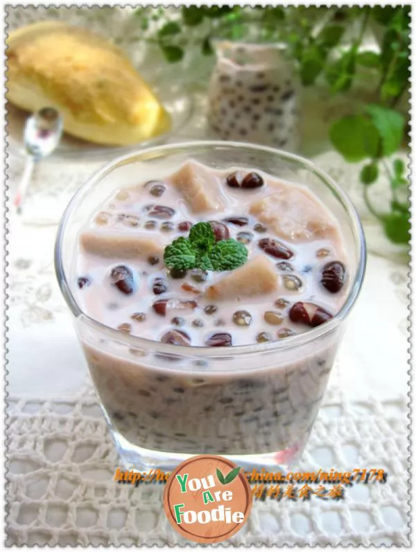 Nourishing blood and Qi - red bean Taro Milk Lotion