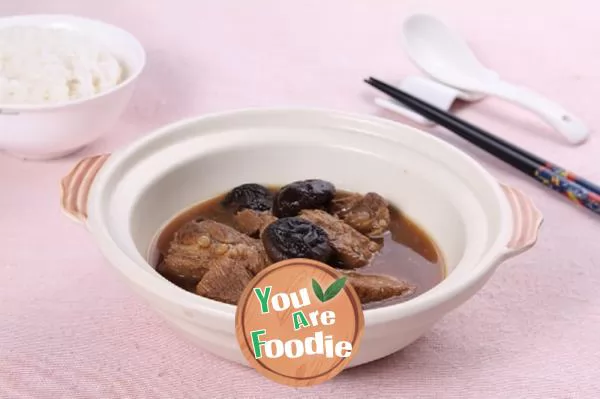 Mushroom-ribs---Recipe-of-automatic-cooking-pot