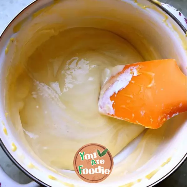 Mango yogurt sandwich cake (hot version)
