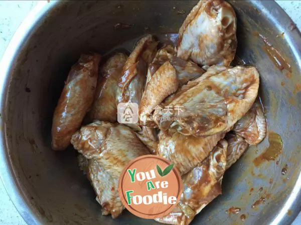 Delicious roasted wings