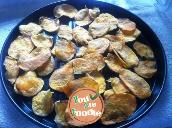 A healthy snack -- dried sweet potato